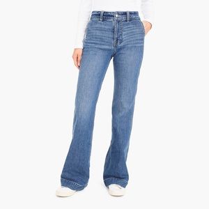 J. Crew Wide Leg Trouser Jeans